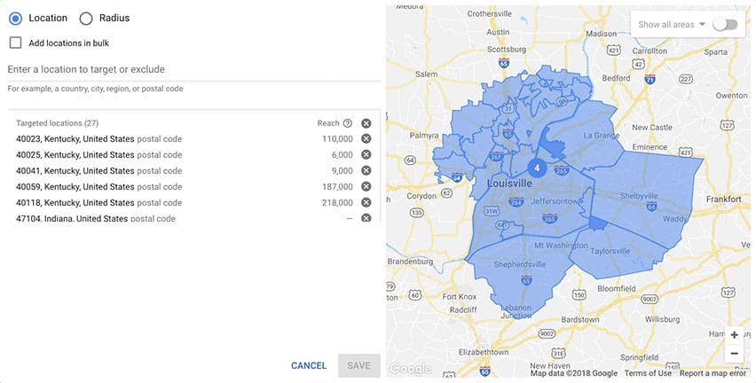 03 location targeting