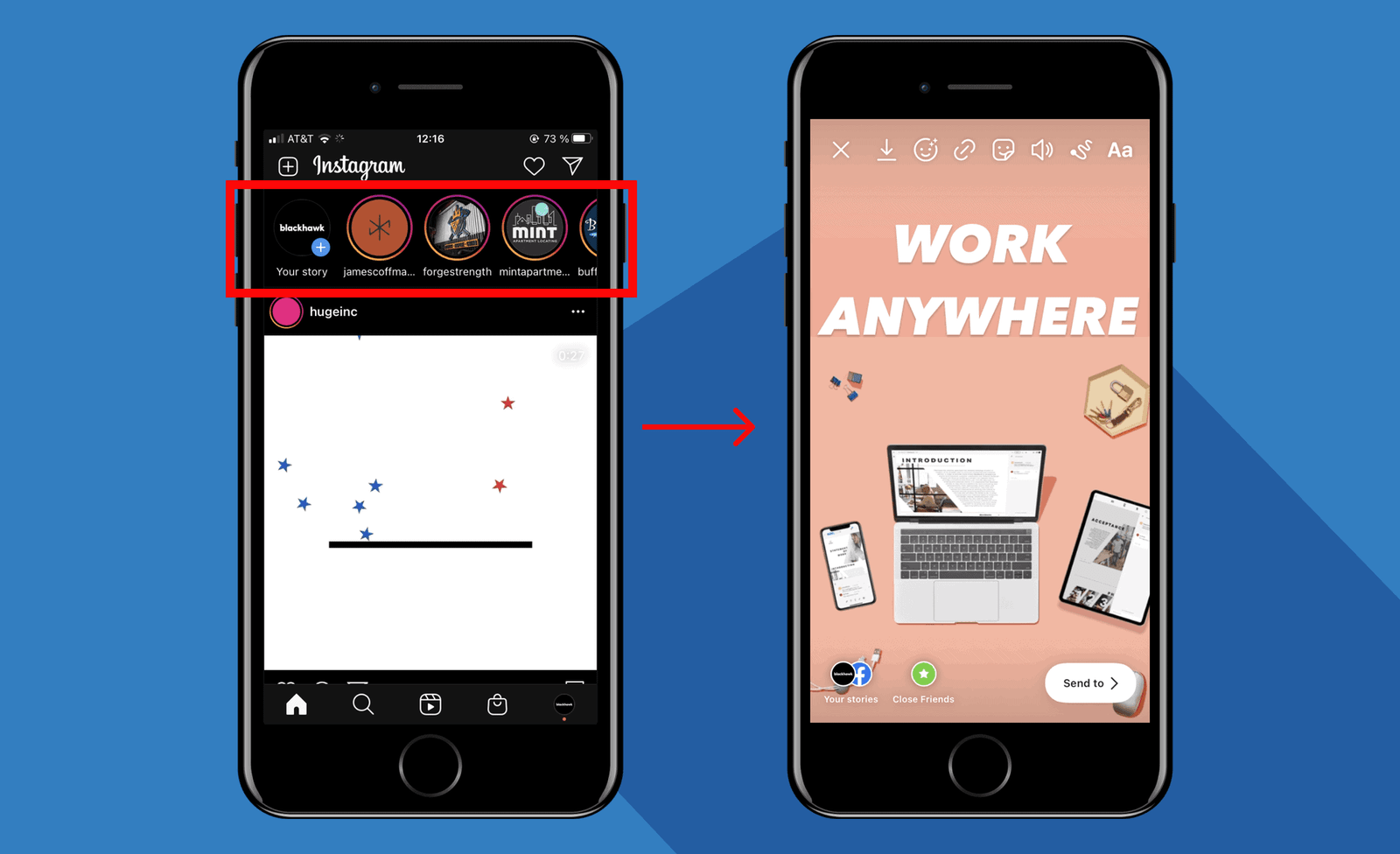 instagram story examples