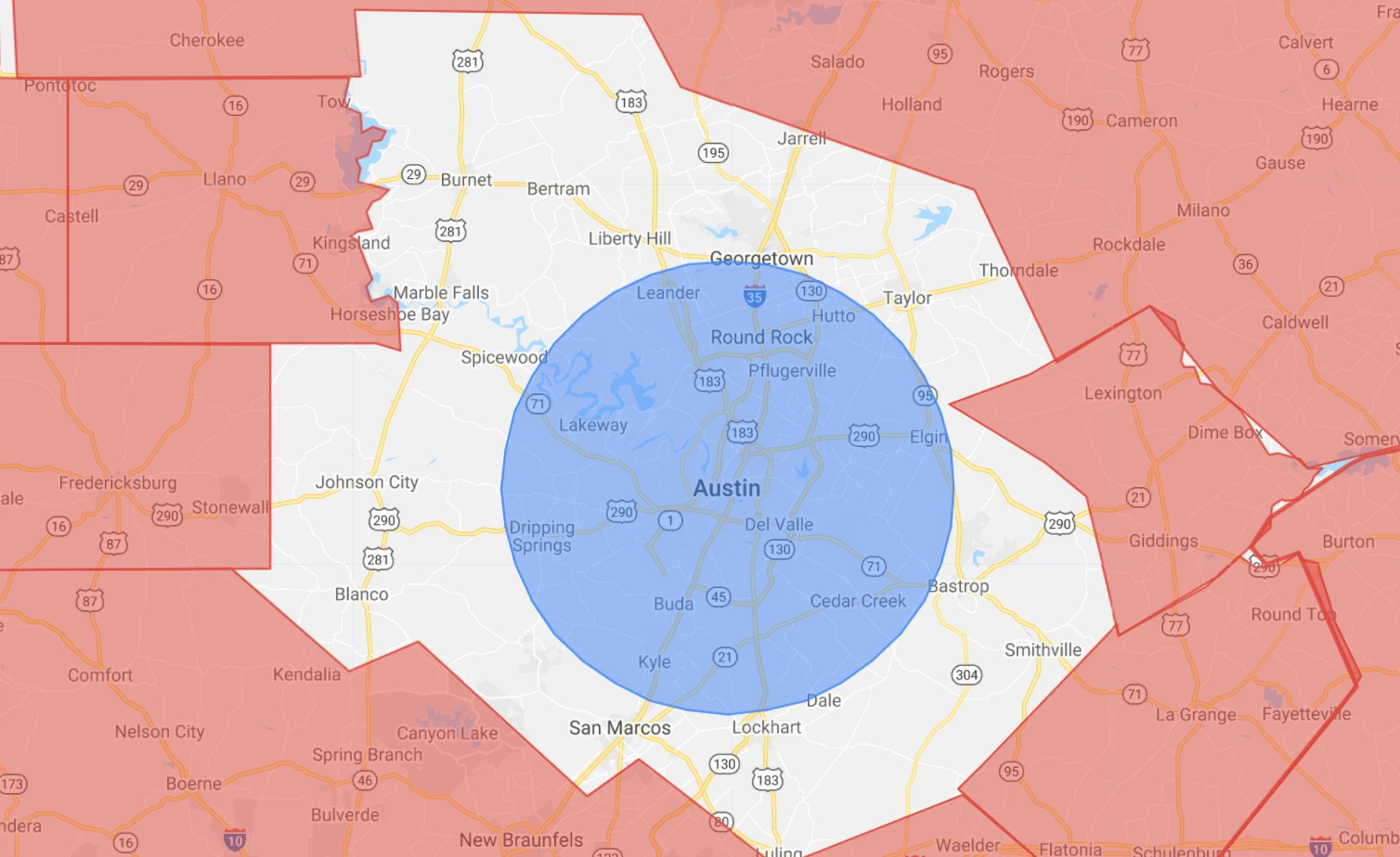 google ads geographic targeting settings
