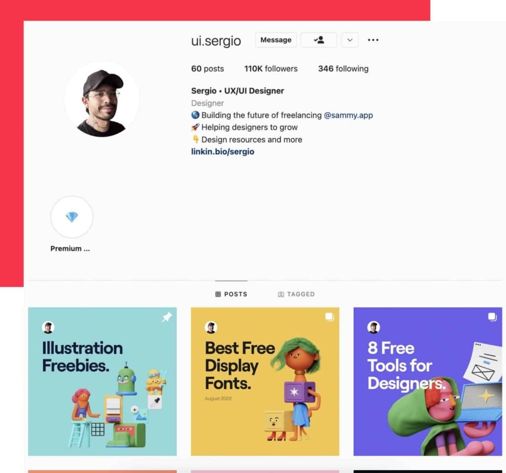 ui.sergio graphic design instagram
