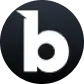 Blackhawk icon – white "b" inside of a black circle.